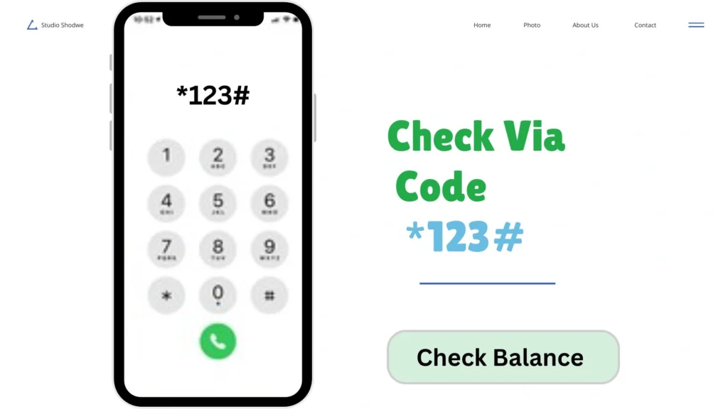 Smart balance inquery using USSD code