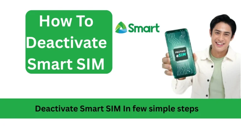 Deactivate Smart SIM card guide 2025