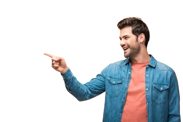 This image shows a happy customer celebrating successful Smart SIM registration.